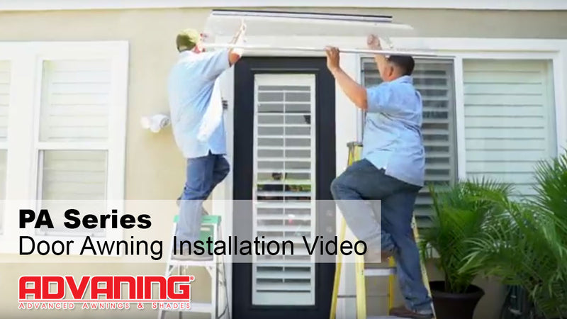 PA Series Door Awning Installation Video