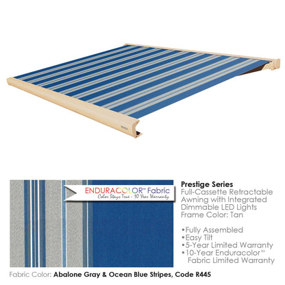 Prestige Series Full-Cassette Retractable Awning